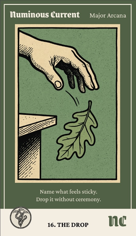 Numinous Current Tarot — 16. The Drop